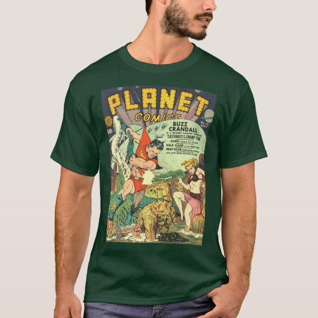 Camiseta Aventuras del superhéroe (Anverso)