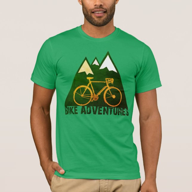 Camiseta aventuras en bicicleta (Anverso)