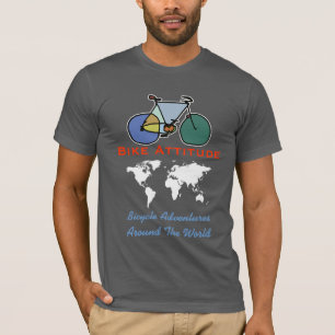 Camiseta aventuras en bicicleta/bicicleta