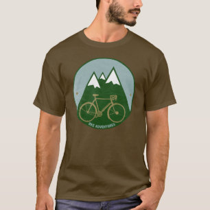 Camiseta aventuras en bicicleta, ciclismo
