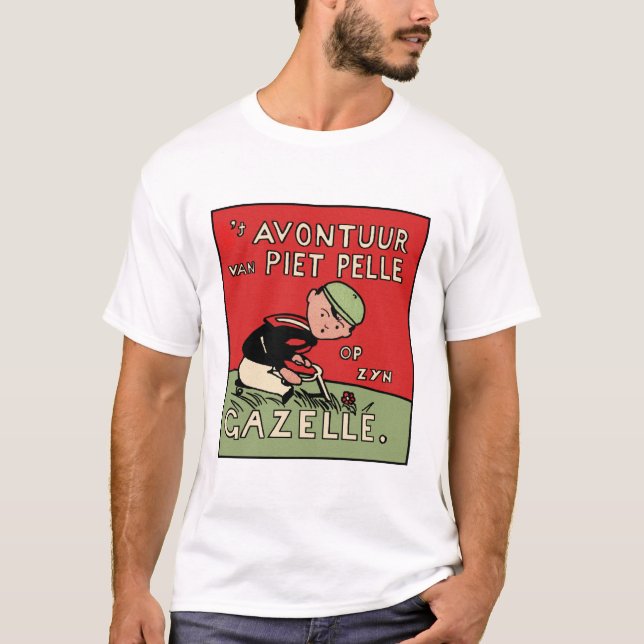 Camiseta Aventuras en bicicleta de Piet Pelle (Anverso)
