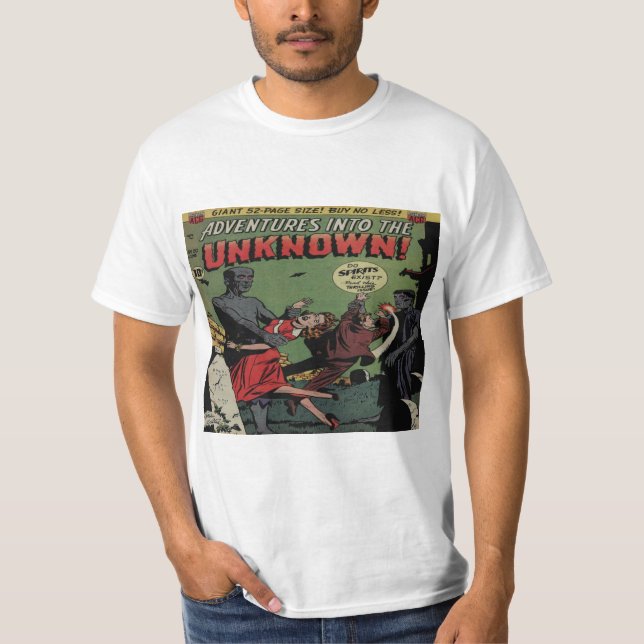 Camiseta Aventuras en la cubierta cómica desconocida #20 (Anverso)