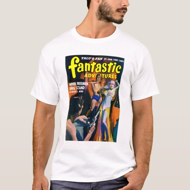 Camiseta Aventuras fantásticas (noviembre de 1942) (Anverso)