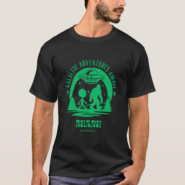 Camiseta Aventuras Galácticas Esperan Miami Florida (Anverso)