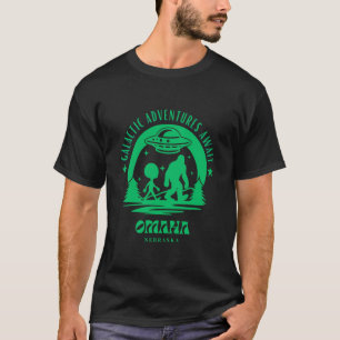 Camiseta Aventuras Galácticas Esperan Omaha Nebraska