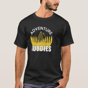 Camiseta Aventuras - Montañas Vintage Hiki al aire libre