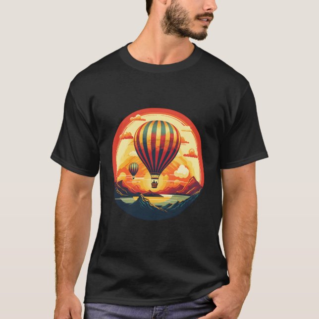 Camiseta Aventuras Perfectas De Globos De Aire Caliente Par (Anverso)