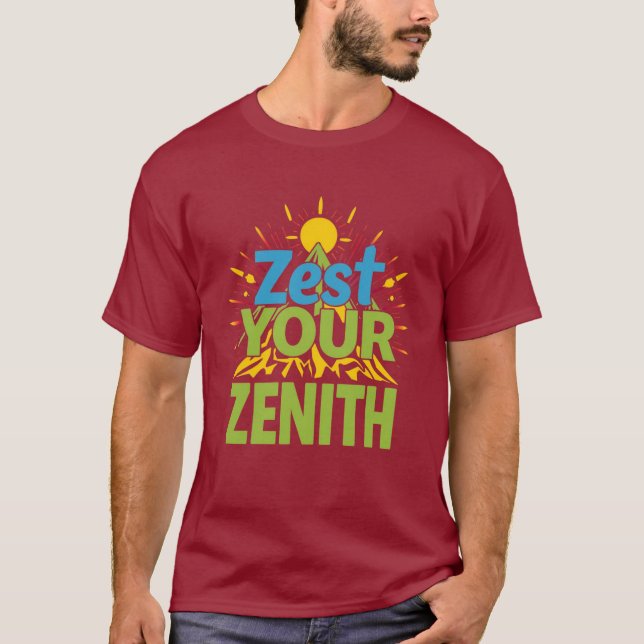 Camiseta Aventúrate en tu Zenit con Zest (Anverso)