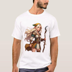 Camiseta Aventurera Druida Elfa Forestblade