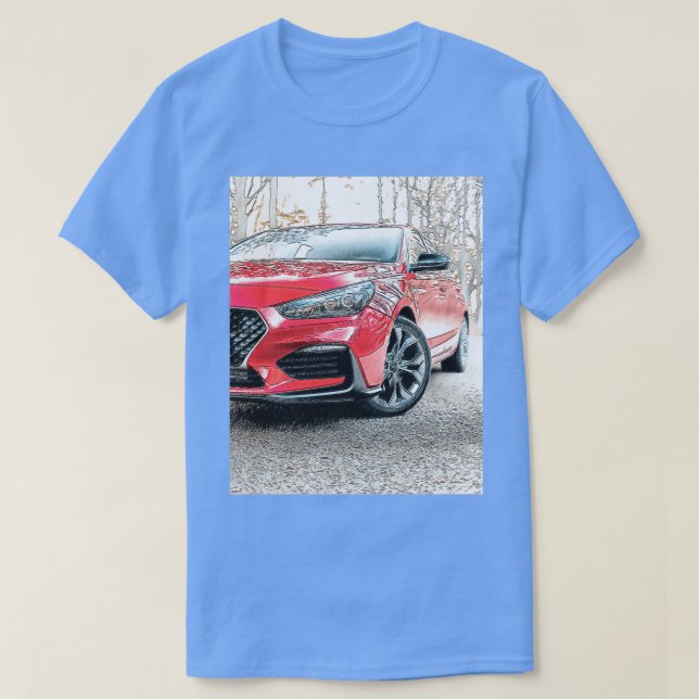 Camiseta aventurero de carreras de autos deportivos en la c (Diseño del anverso)