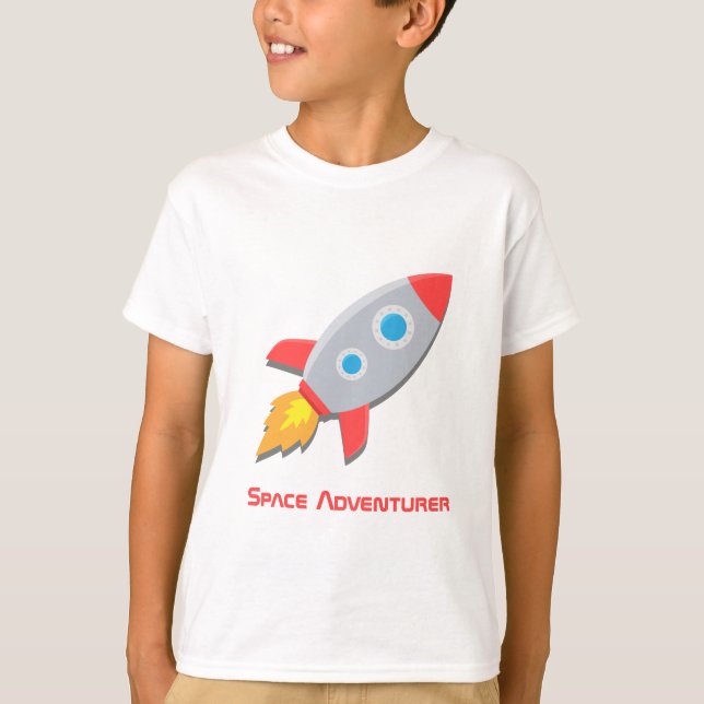 Camiseta Aventurero espacial, Espacio exterior, Nave espaci (Anverso)