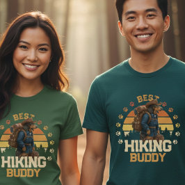 Camiseta Aventurero Explorador Americano de Senderismo en l