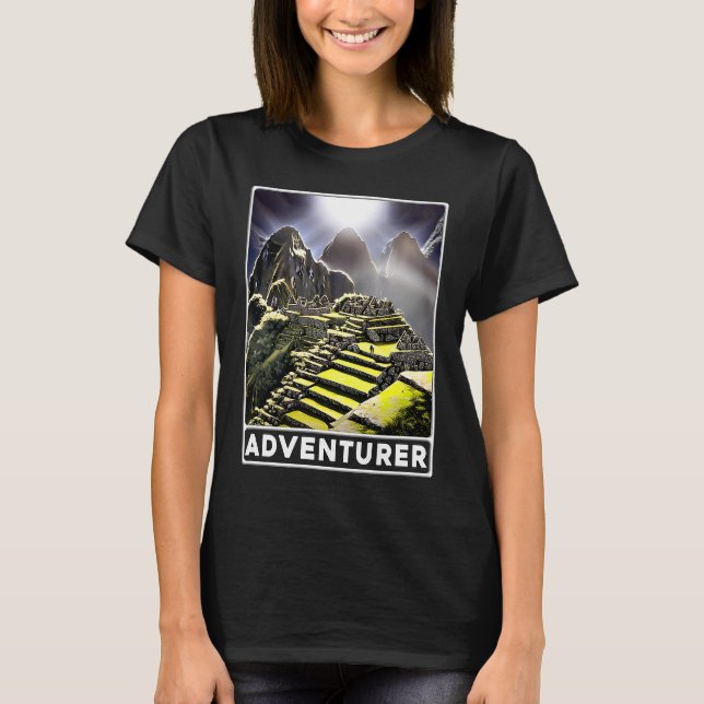 Camiseta Aventurero Machu Picchu Cordillera Perú (Anverso)
