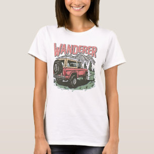 Camiseta AVENTURERO SUV Todoterreno Vintage Aventura de Mon