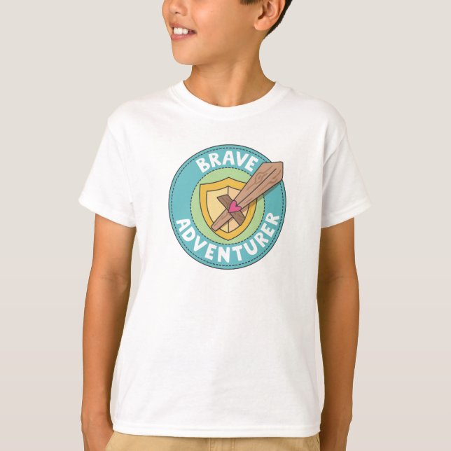 Camiseta Aventurero valiente (Anverso)