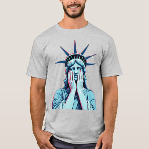 Camiseta Avergonzada estatua de la libertad