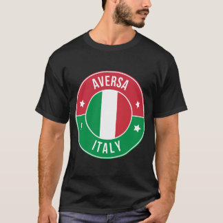 Camiseta Aversa, Italy City T-Shirt
