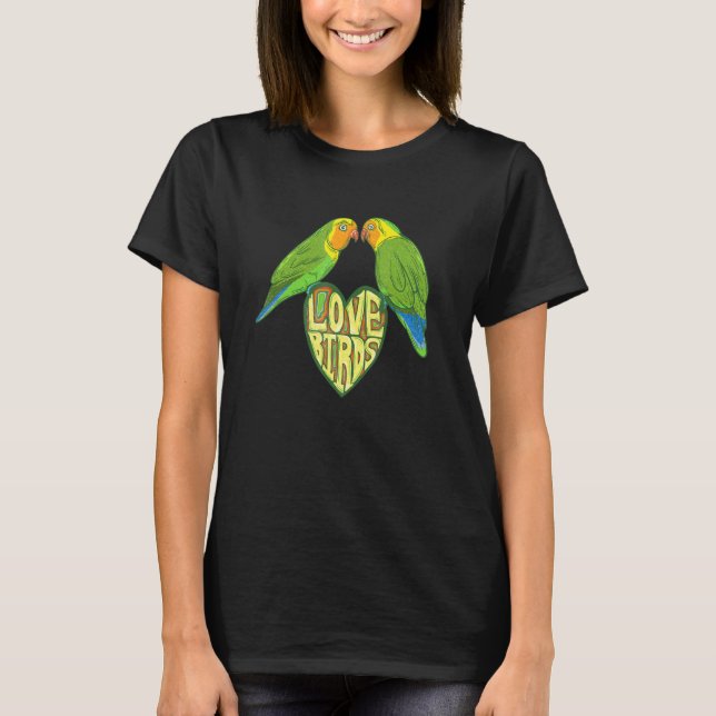 Camiseta Aves amorosas (Anverso)