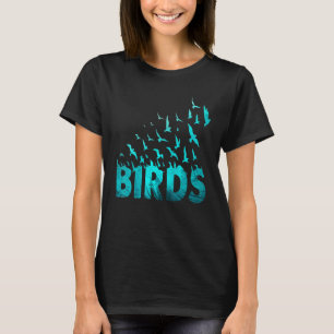 Camiseta Aves Aves Aves Relojeras Mamá Pájaro Pórtico Aves
