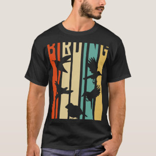 Camiseta Aves Aves Retro Fowl Birdwatching Bird Lover G