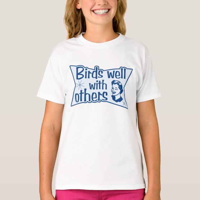 Camiseta Aves bien con otros (Anverso)