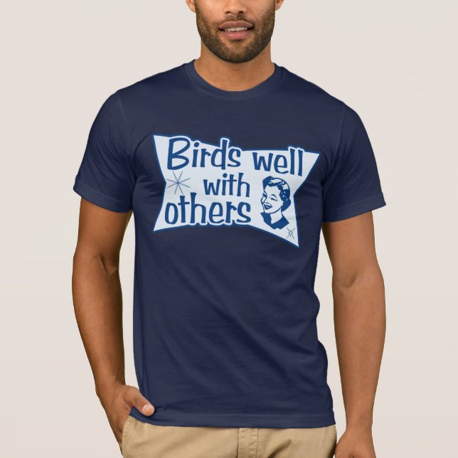 Camiseta Aves bien con otros (Anverso)