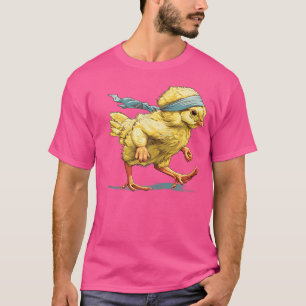 Camiseta Aves corriendo con diadema
