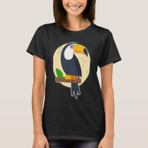Camiseta Aves Cuestas al Amanecer Animales Exóticas Plantas