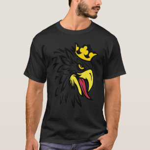CAMISETA AVES DE ÁGUILA DE AGUA DIVERTIDAS CON OJOS AMARILL