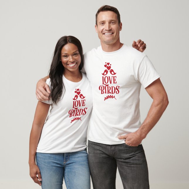 Camiseta Aves de amor (Unisexo)