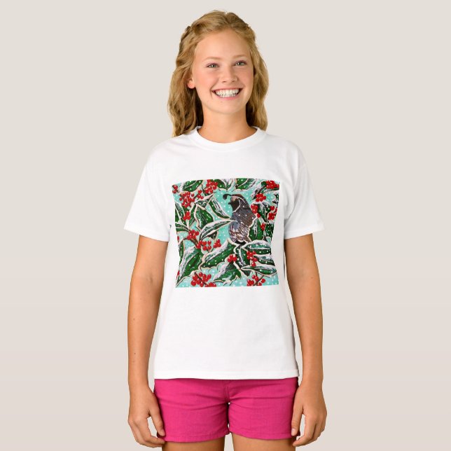 Camiseta Aves de cola en Holly Magnet (Anverso completo)