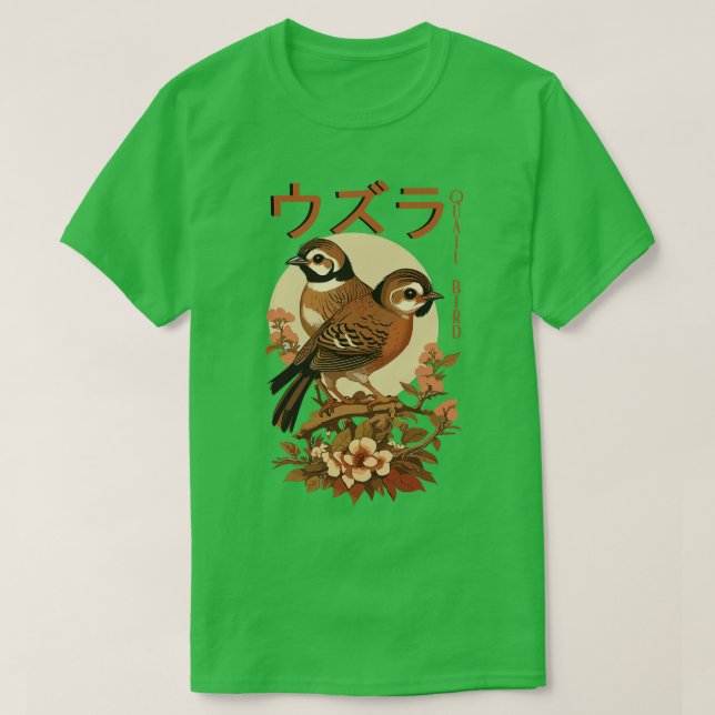 Camiseta aves de cola TShirt (Diseño del anverso)