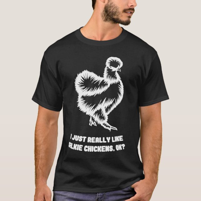 Camiseta Aves de corral de gallina de seda (Anverso)