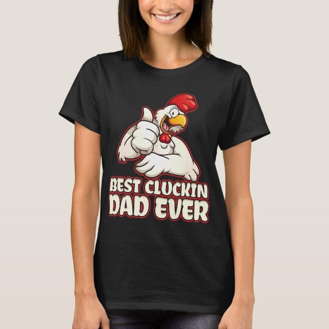 Camiseta Aves de corral de pollo y pollo (Anverso)