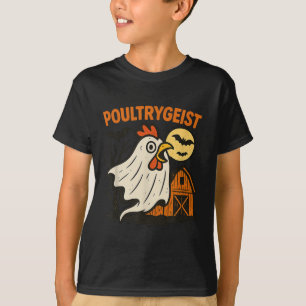 Camiseta Aves de corral divertida gallina fantasma Hallowee