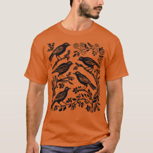 Camiseta Aves de corte de Lino 4