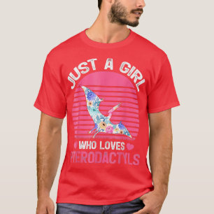 Camiseta Aves De Dinosaurio Aman A Un Chica Que Ama Pteroda