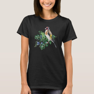 Camiseta Aves de Goldfinch Birder Birder