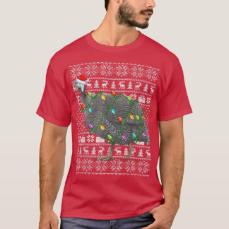 Camiseta Aves de Guinea Lover Santa Hat Ugly Guinea Fowl
