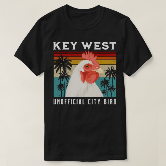 Camiseta Aves de la ciudad no oficial del oeste de Florida (Diseño del anverso)
