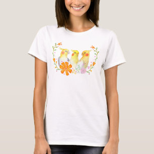 Camiseta Aves de loro Budgie