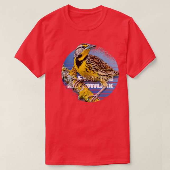 Camiseta Aves de Meadowlark (Diseño del anverso)