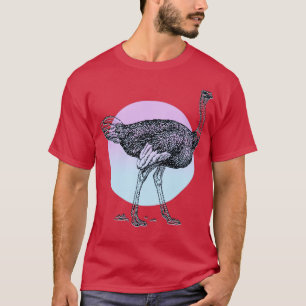 Camiseta Aves de Ostrich