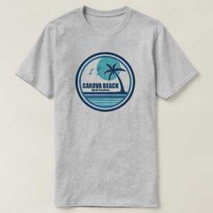 Camiseta Aves de palmeras de Carova Beach North Carolina