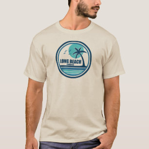 Camiseta Aves de palmeras de Long Beach California