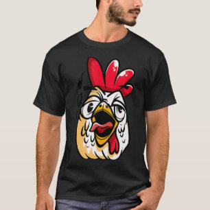 Camiseta Aves de pollo de gallo de gallo