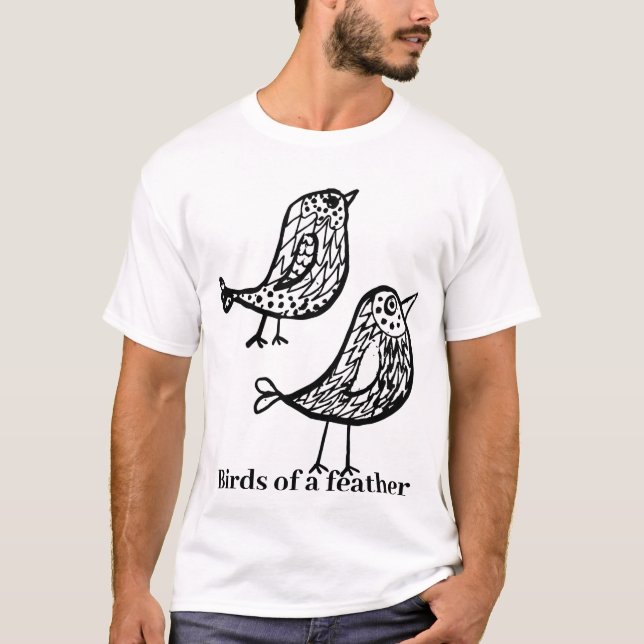 Camiseta Aves de una pluma (Anverso)