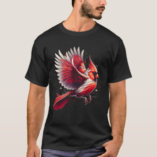 Camiseta Aves del Cardenal Norte del Observador de Aves