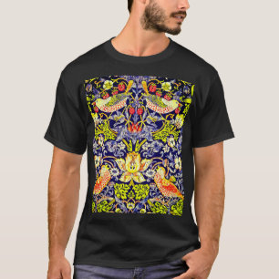 Camiseta Aves del ladrón de fresas William Morris