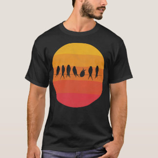 Camiseta Aves en cuerda